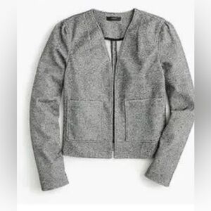 J.CREW 365 Boucle Blazer Size Small Grey